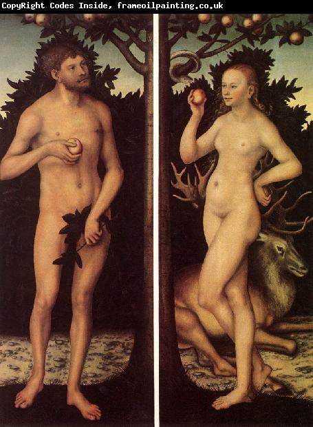 CRANACH, Lucas the Elder Adam and Eve 03